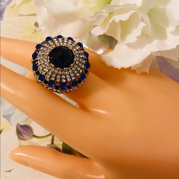 🔥🔥❤️ Beautiful Century ball ring surrounded by fashion multiple color diamond - Picture 2 of 5